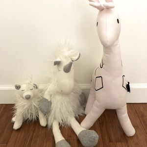 Restoration Hardware plush stuffed animals